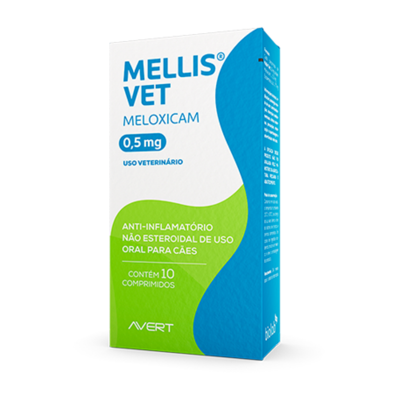 Mellis Vet 0,5mg Anti-Inflamatório Cães Avert
