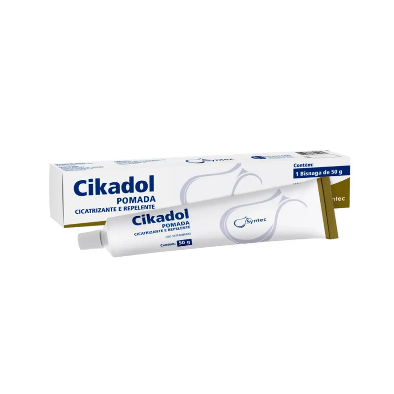 Pomada Cicatrizante Cikadol Syntec para Cães e Gatos 50g