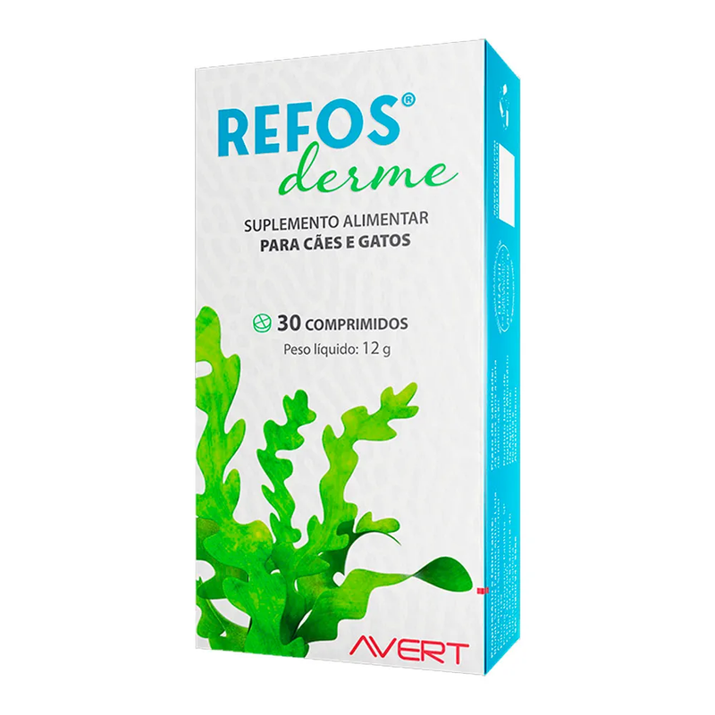 Refos Derme Suplemento Alimentar Para Cães e Gatos Avert 30 comprimidos