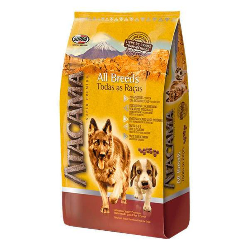 Ração Atacama Cães Adultos All Breeds Todas as Raças 20kg Supra