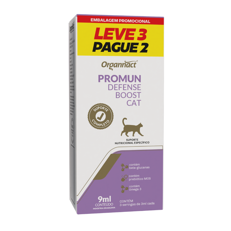 Suplemento Promun Defense Boost Cat Organnact 3ml