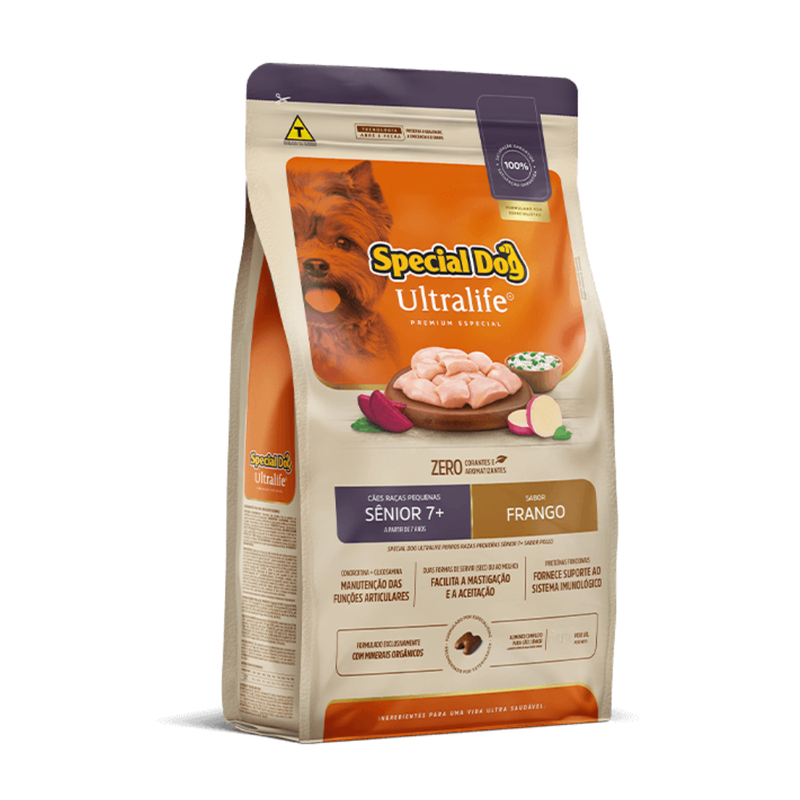 Ração Special Dog Ultralife Sênior Cães Raças Pequenas 3kg