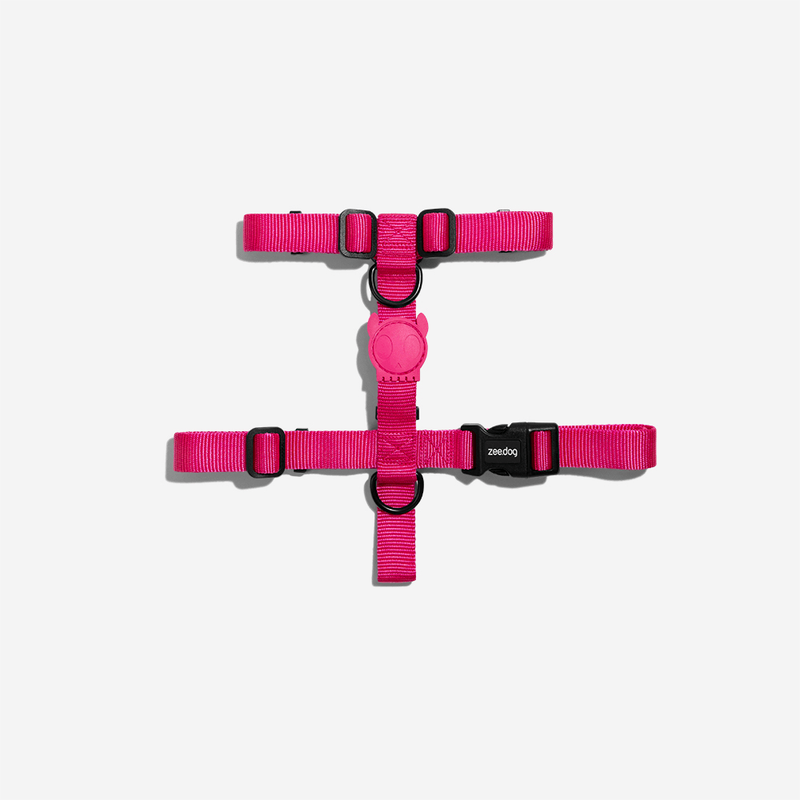 Peitoral para Cachorros H Pink Led ZeeDog P