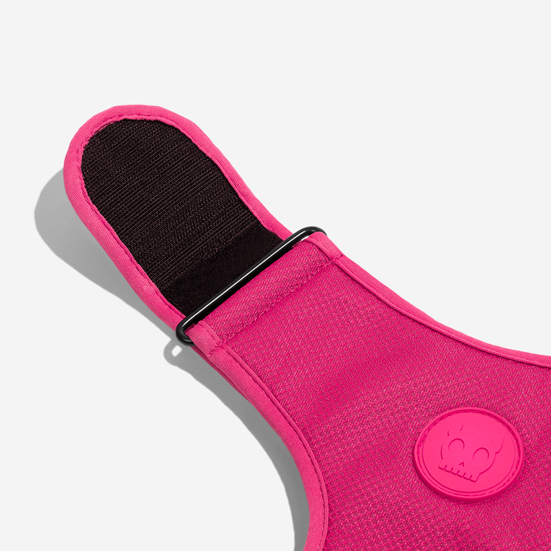 Peitoral para Cachorros Air Mesh Ajustável Pink Led ZeeDog P