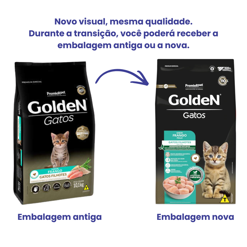 Ração Golden Gatos Filhotes 3kg