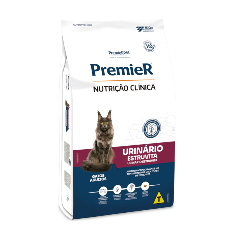 Ração Premier Nutrição Clínica Urinário Gatos Adultos 