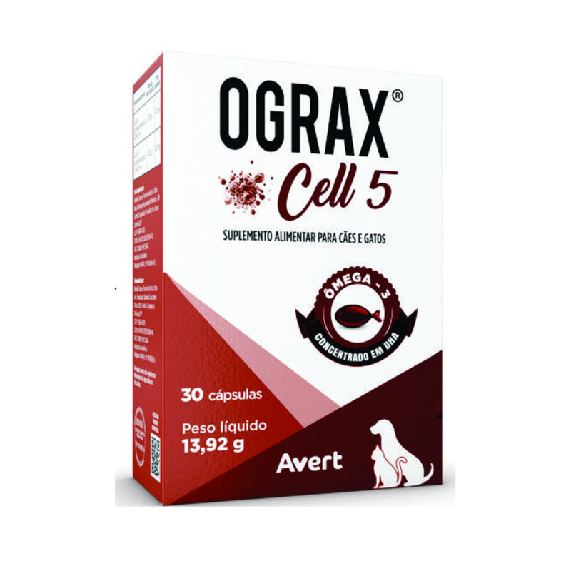 Ograx Cell 5 Suplemento Avert 30 Cápsulas