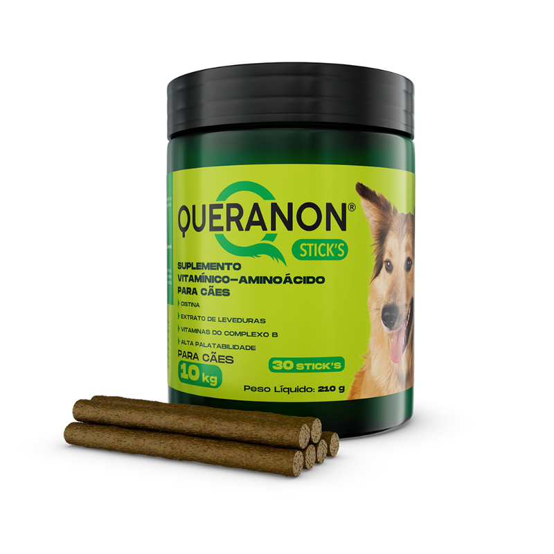 Queranon Stick's Suplemento Alimentar Para Cães10kg Avert 30 Sticks