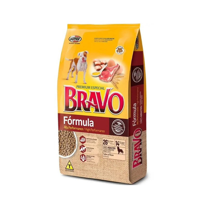 Ração Bravo Fórmula Cães Adultos 20kg