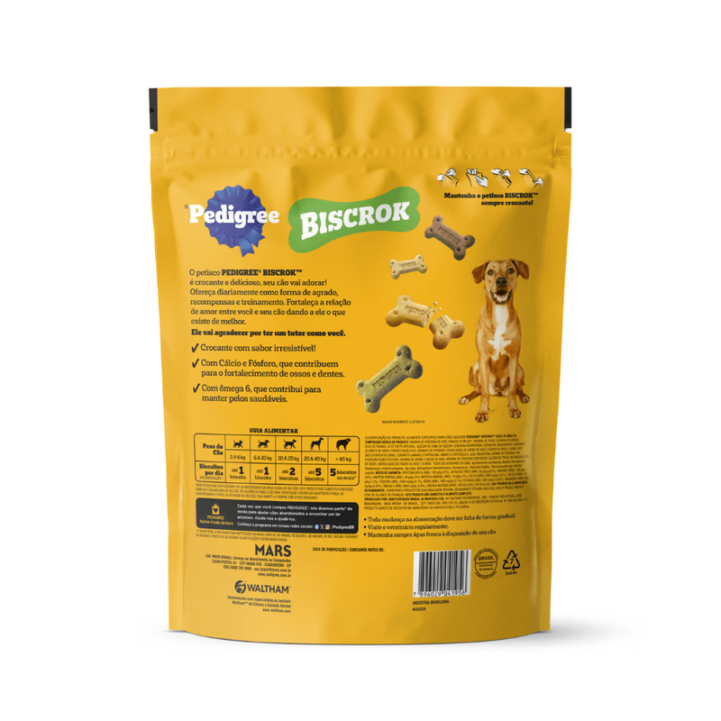 Biscoito Pedigree Biscrok Adulto Multi Sabor