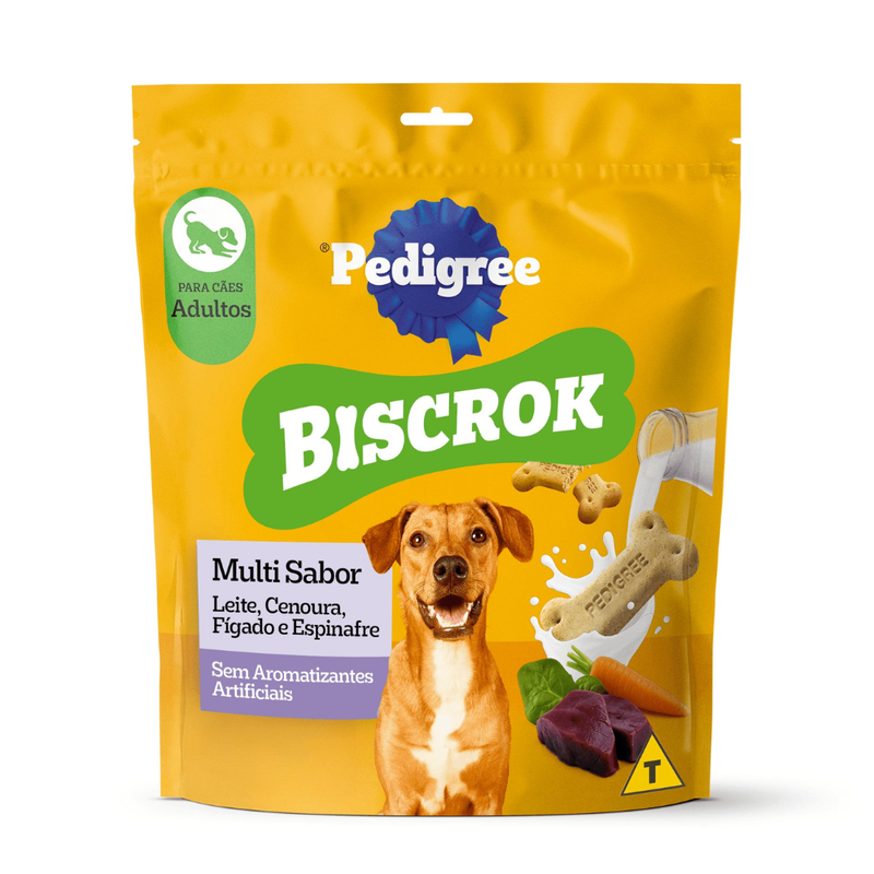 Biscoito Pedigree Biscrok Adulto Multi Sabor