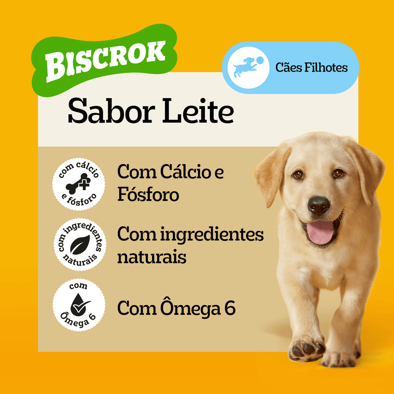 Biscoito Pedigree Biscrok Cães Filhotes  300g
