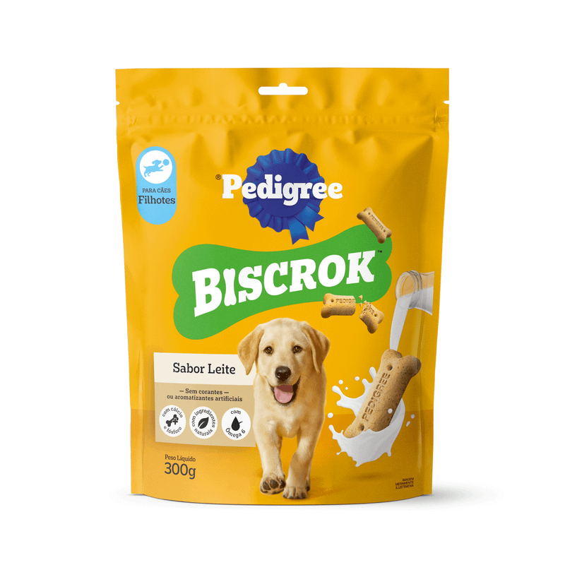 Biscoito Pedigree Biscrok Cães Filhotes  300g