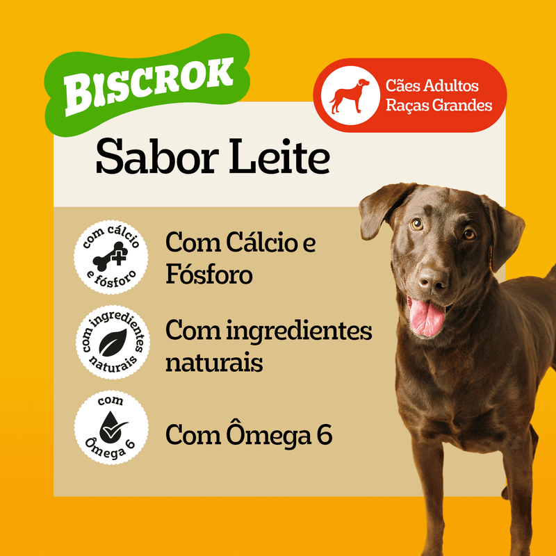 Biscoito Biscrok Adulto Raças Grandes