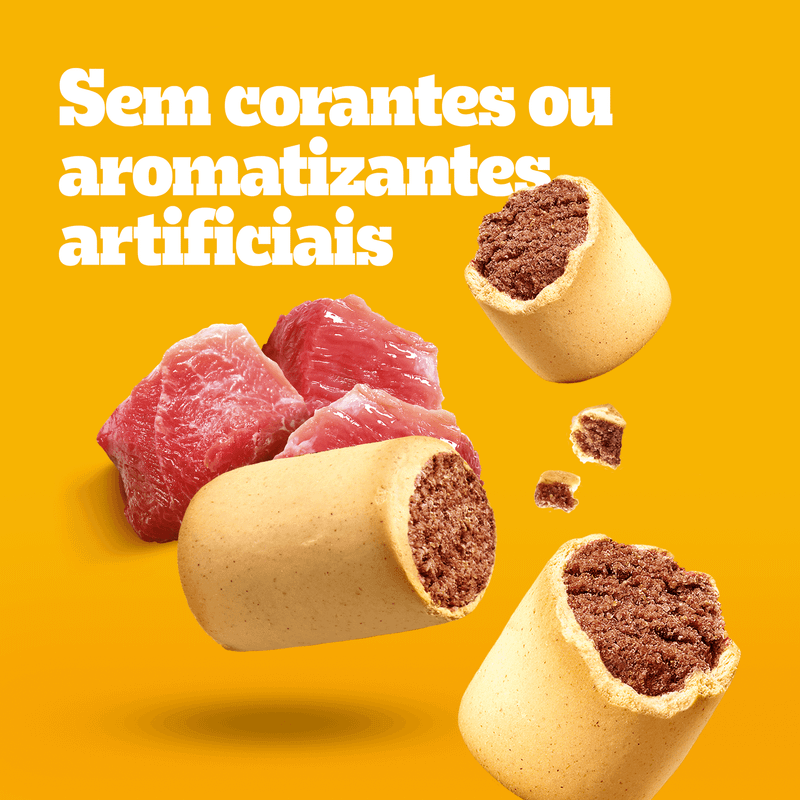 Biscoito Pedigree Biscrok Marrobone para Cães Adultos Sabor Carne 500g