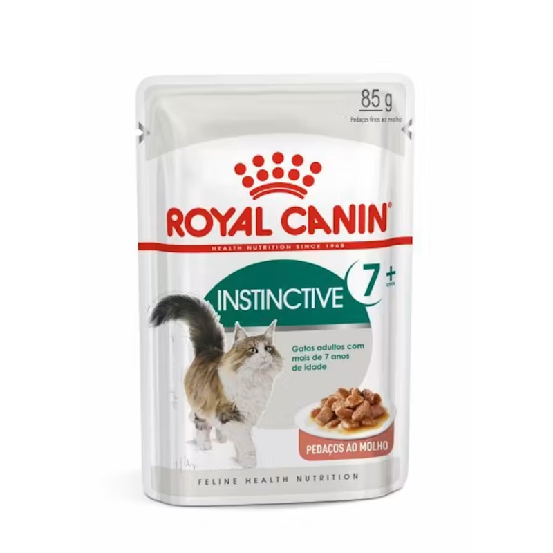 Alimento Úmido Sachê Royal Canin Feline Instinctive 7+ Gatos 85g