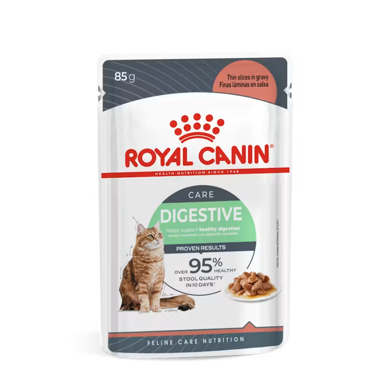 Alimento Úmido Sachê Royal Canin Feline Digestive Care Ao Molho Gatos 85g