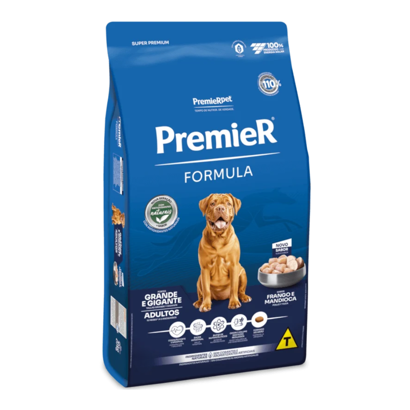 Ração Premier Formula Cães Adultos Raças Grandes Frango 15kg