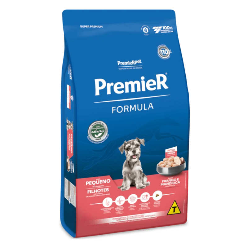 Ração Premier Formula Cães Filhotes Raças Pequenas 2,5kg