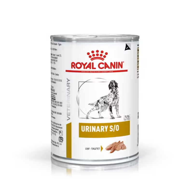 Alimento Úmido Royal Canin Veterinary Diet Cães Urinary S/O Lata 410g