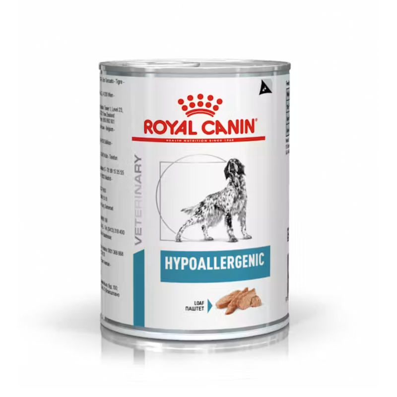 Alimento Úmido Royal Canin Canine Veterinary Diet  Hypoallergenic Cães Lata 400g
