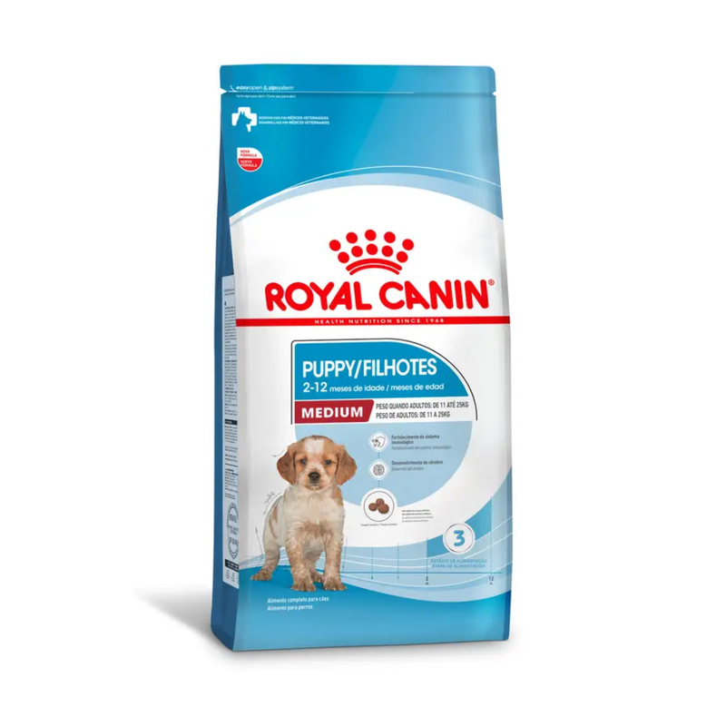Ração Royal Canin Puppy Medium Cães Filhotes de Raças Médias 15kg