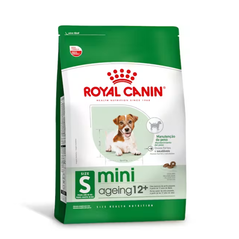 Ração Royal Canin Mini Ageing 12+ Cães Idosos de Raças Pequenas 2,5kg