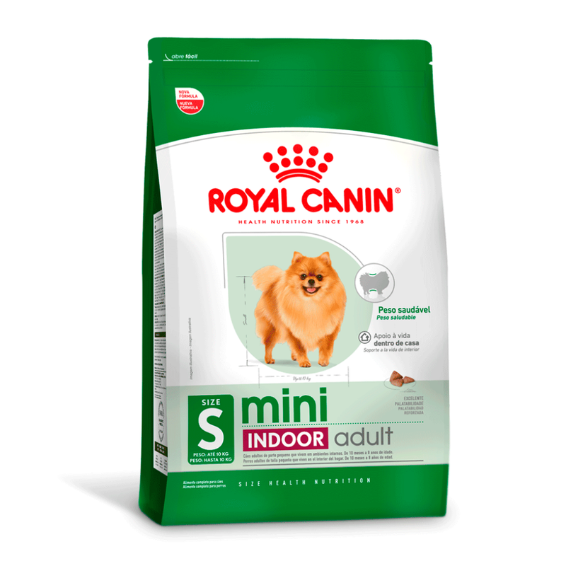 Ração Royal Canin Mini Indoor Adult Cães Adultos Raças Pequenas 2,5kg