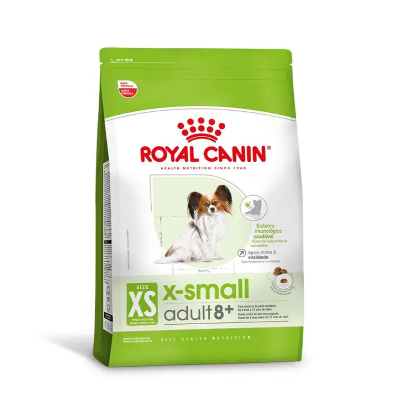 Ração Royal Canin X-Small Mature +8 Cães Adultos e Idosos 2,5kg