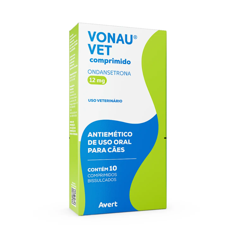 Vonau Vet 12 mg Antiemético para Cães 10 comprimidos