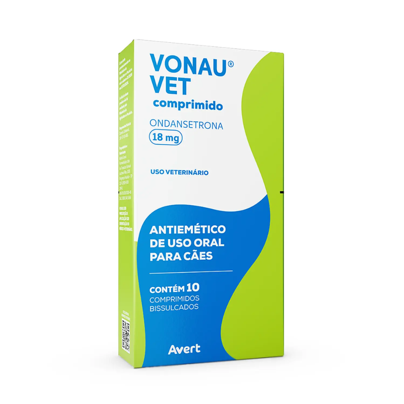 Vonau Vet 18 mg Antiemético para Cães 10 comprimidos