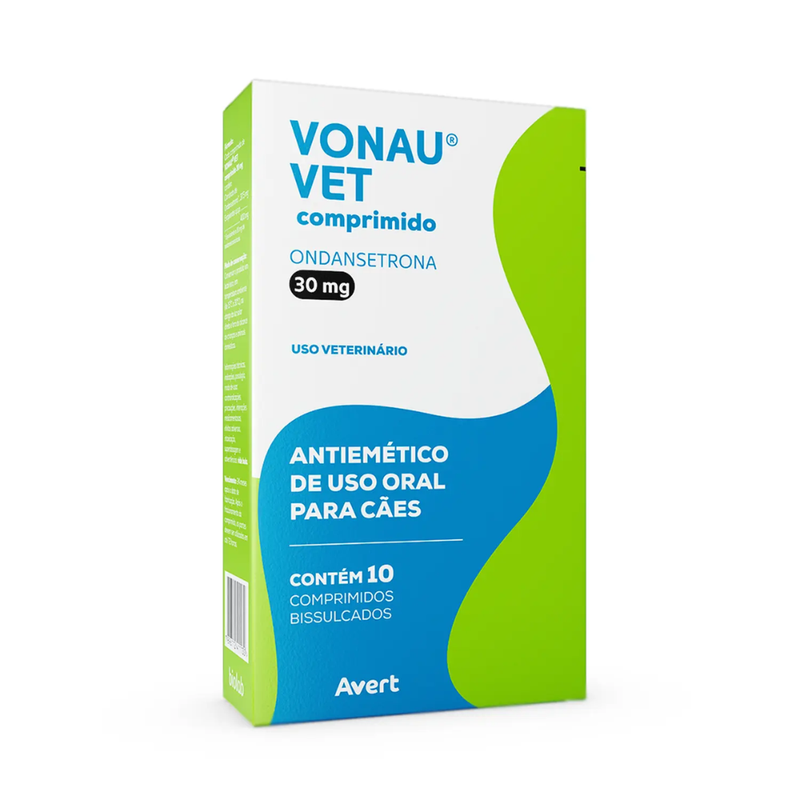 Vonau Vet 30 mg Antiemético para Cães 10 comprimidos