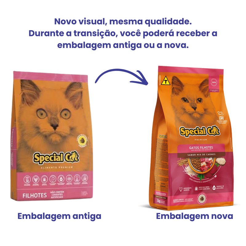 Ração Special Cat Premium Gatos Filhotes 1kg