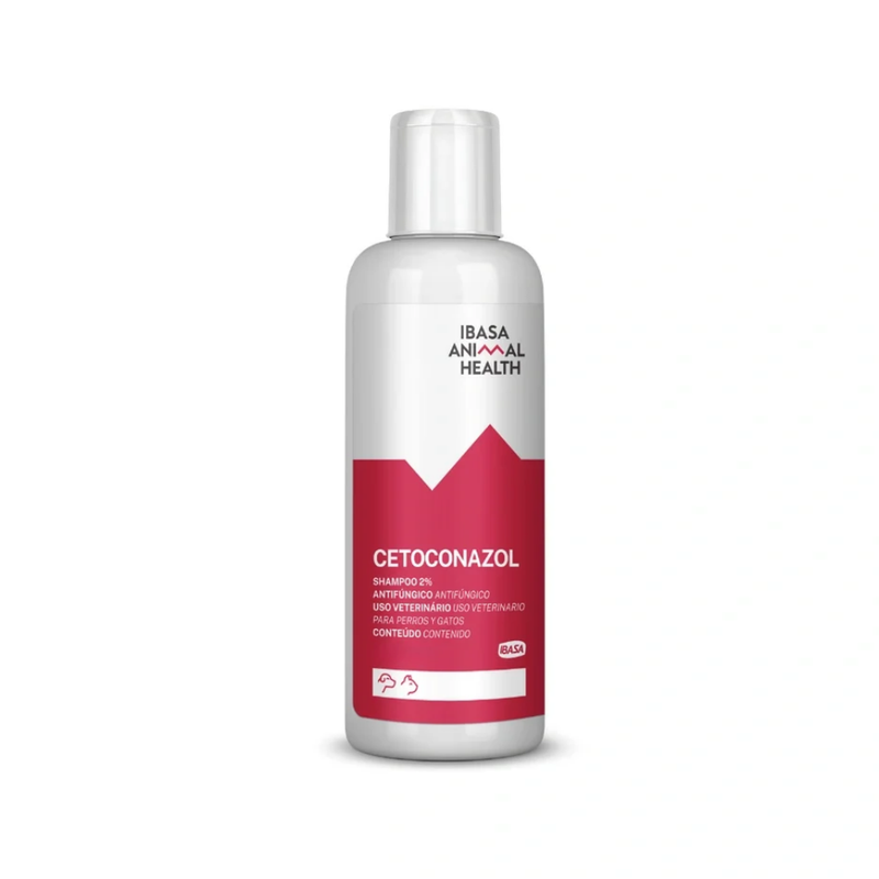  Shampoo Cetoconazol 2% Antifúngico Cães e Gatos Ibasa 