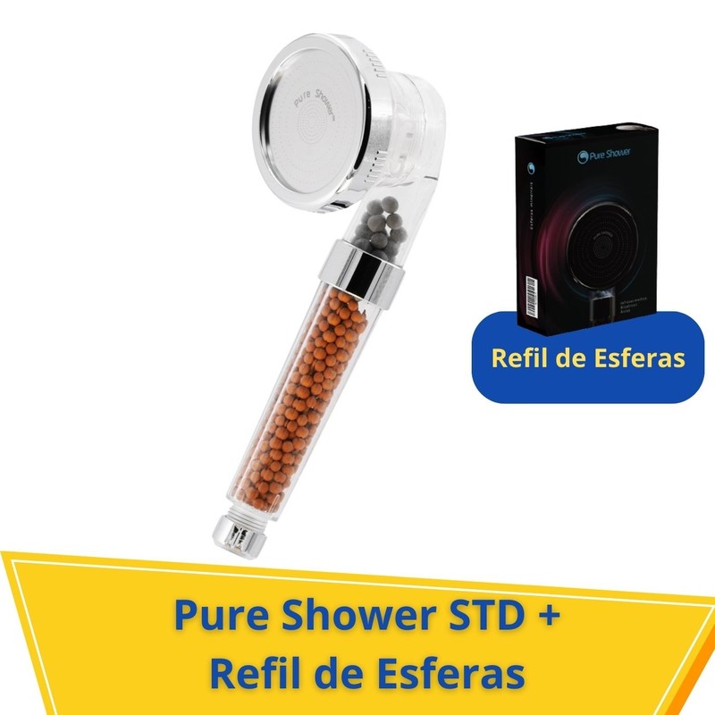 Pure Shower Standard + Refil de Esferas Minerais