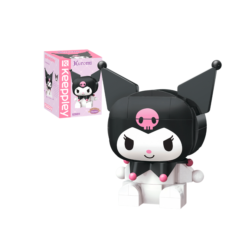 Bloco de montar Personagem Kuromi Hello Kitty e Amigos Keepplay