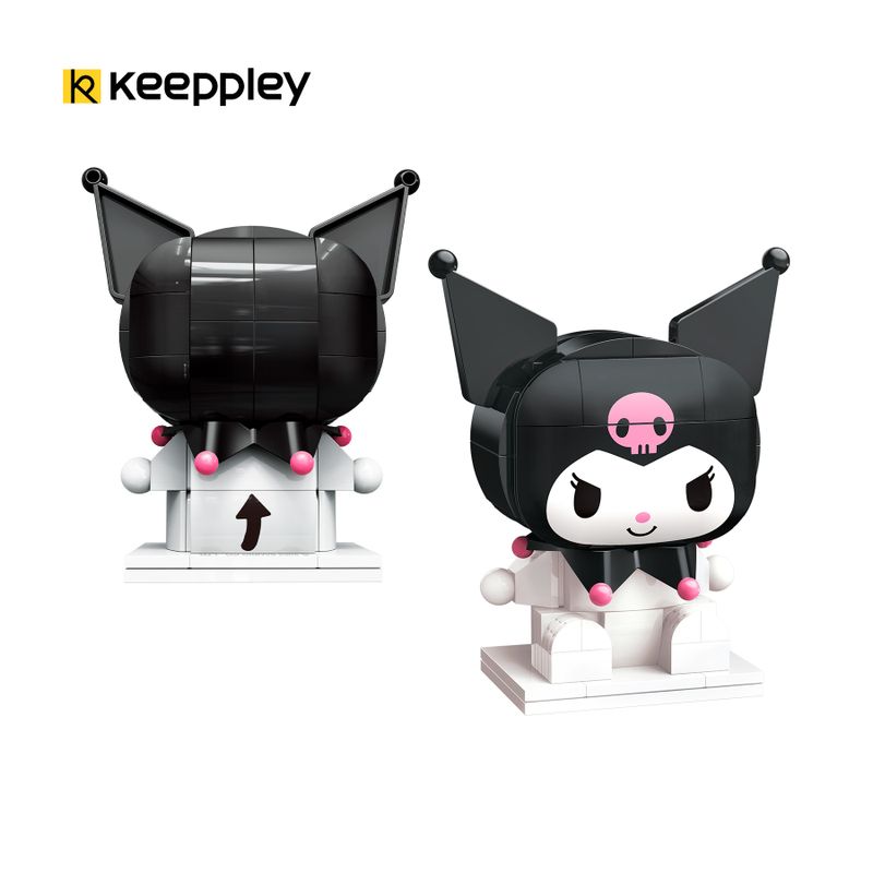 Bloco de montar Personagem Kuromi Hello Kitty e Amigos Keepplay
