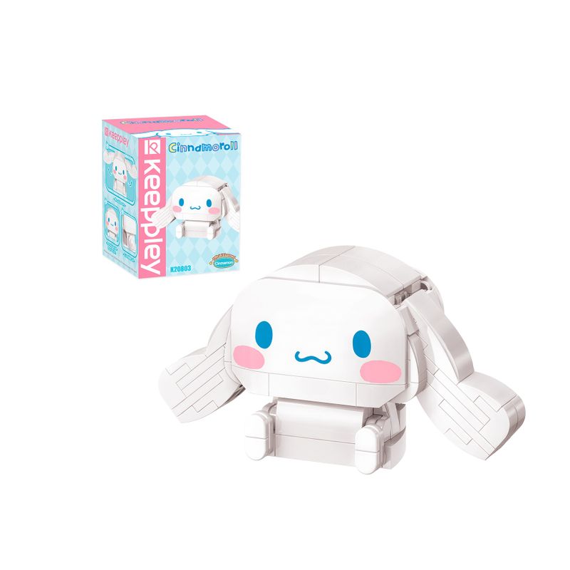 Bloco de montar Personagem Cinnamoroll Hello Kitty e Amigos Keepplay