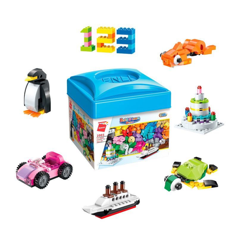 Caixa Bloco de Montar Build'n Learn Box Keepplay