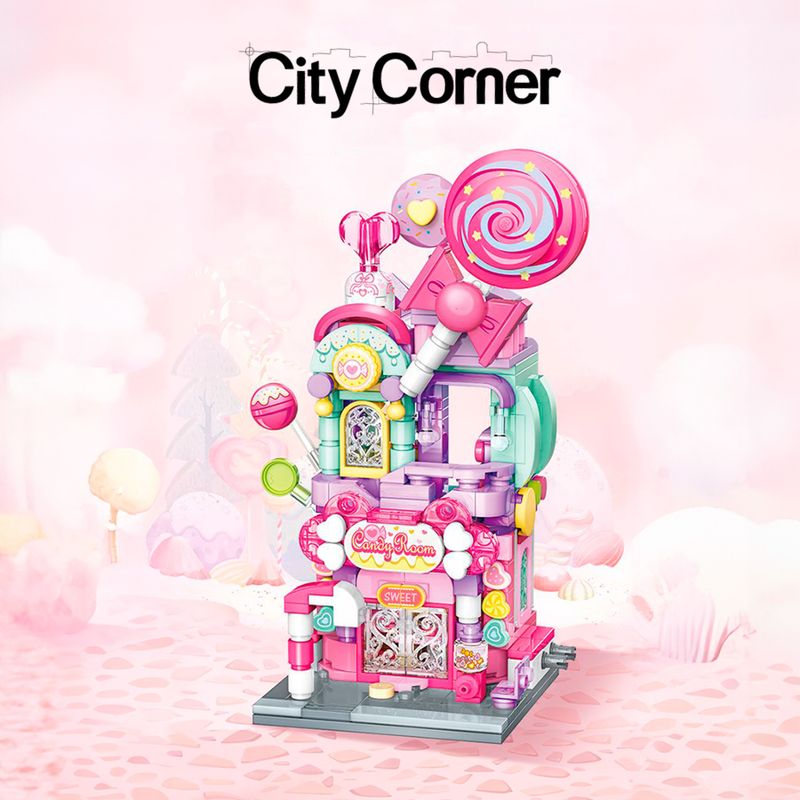 Bloco de Montar Loja de Balas City Corner Keepplay