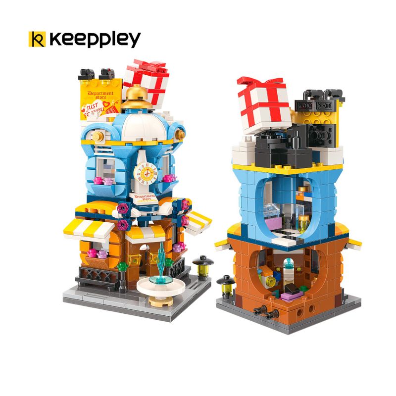 Bloco de Montar Loja de Departamentos City Corner Keepplay