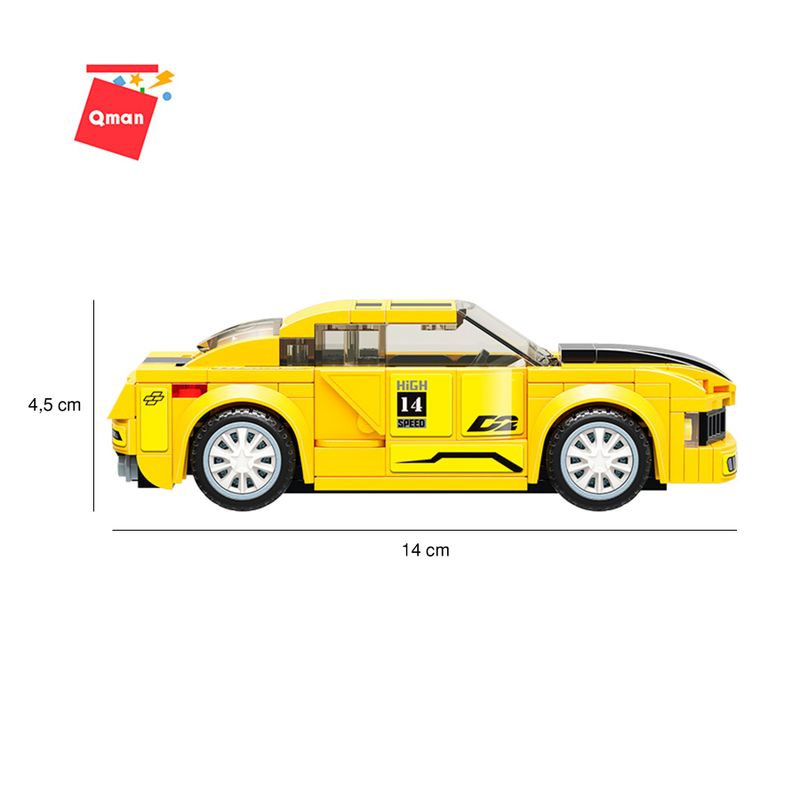 Bloco de Montar Carro Hornet VER-7 Mine City Keepplay