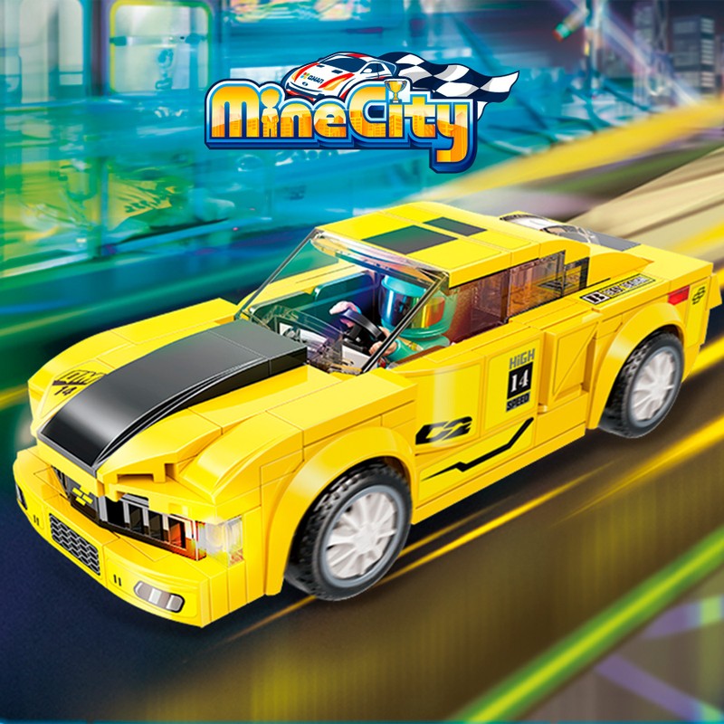 Bloco de Montar Carro Hornet VER-7 Mine City Qman