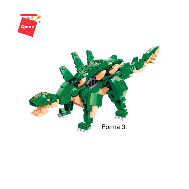 Bloco de Montar Combo Unlimited Ideas Dinossauros 3 em 1 Keepplay