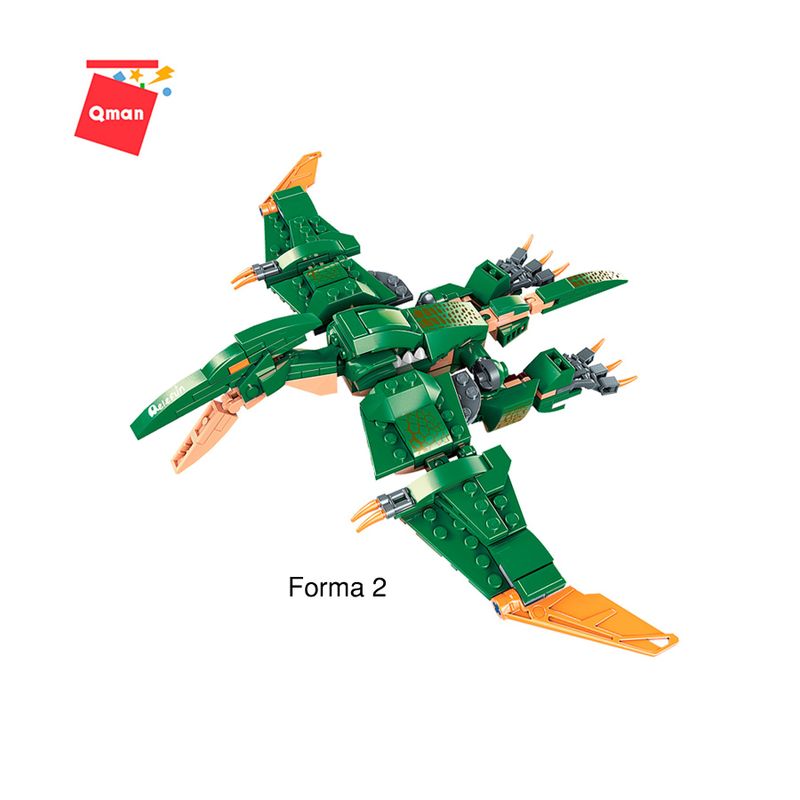 Bloco de Montar Combo Unlimited Ideas Dinossauros 3 em 1 Keepplay