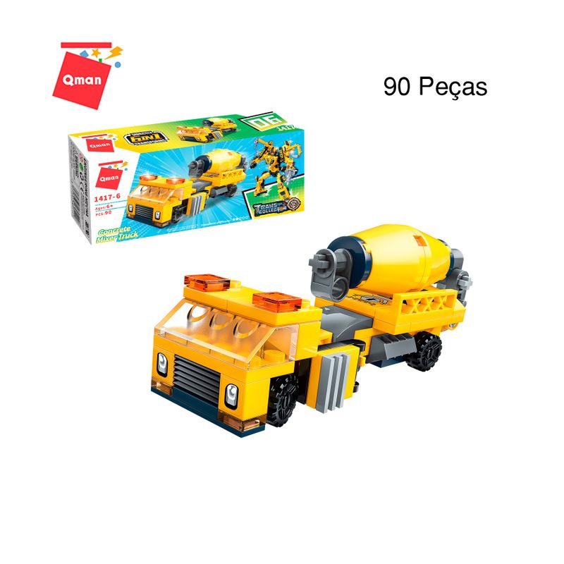 Bloco de Montar Set Trans Collector Construção Keepplay