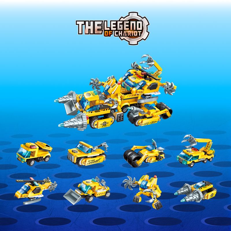 Bloco de Montar Set The Legend of Chariot Super Construção Keepplay