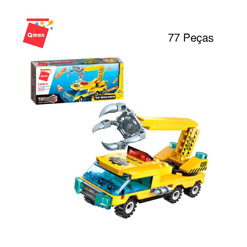 Bloco de Montar Caminhão Garra The Legend of Chariot Super Construção Keepplay