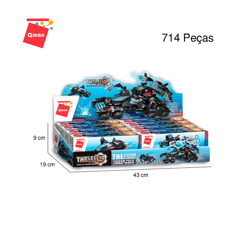 Bloco de Montar Set The Legend of Chariot Tropa de Elite Keepplay