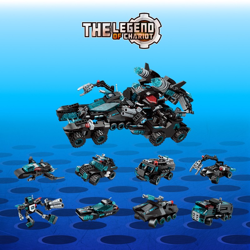 Bloco de Montar Set The Legend of Chariot Tropa de Elite Qman